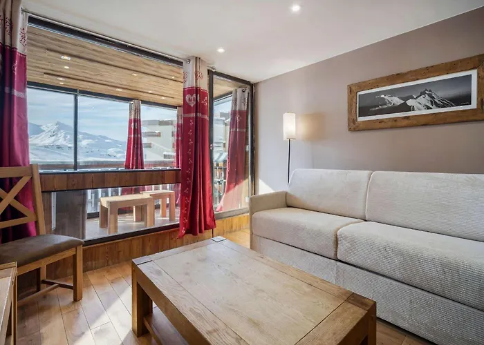 In And Out Bright Alpine Flat With Mountain Views Apartment Val Thorens